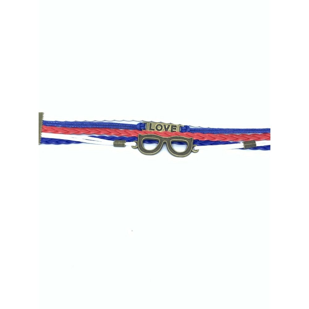 Love Bracelet Blue White Red Color